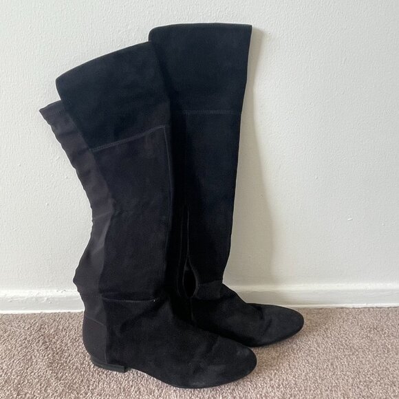 Banana Republic Over-the-Knee Leather Boots - Picture 2 of 7